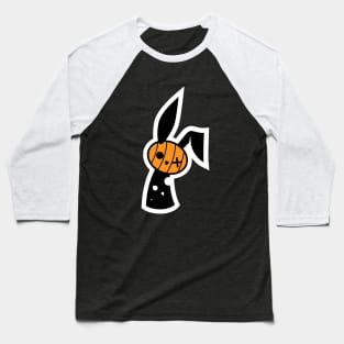Pumpkin Bunny Baseball T-Shirt